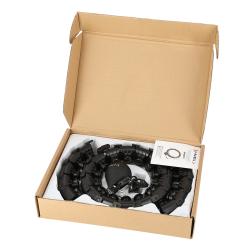 HMS Masážne hula hop HHW01 so závažím čierna