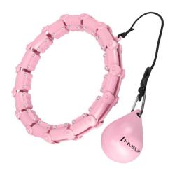 HMS Masážny hula hoop HHW02 so závažím ružová HMS Masážny hula hoop HHW02 so závažím ružová