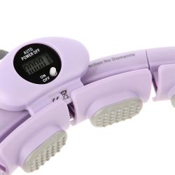 HMS Masážne hula hop HHW09 so závažím a počítadlom fialová