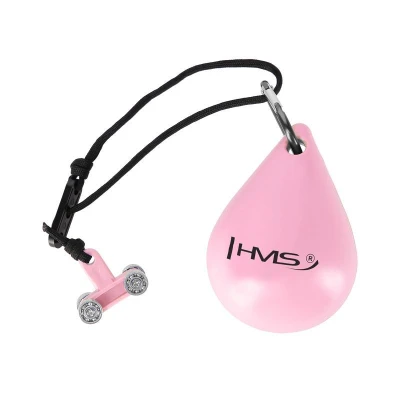 HMS Masážní hula hoop HHW11 PLUS SIZE se závažím růžová (VÝPRODEJ)
