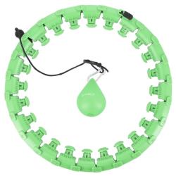 HMS Masážny hula hoop HHW12 plus size so závažím zelená