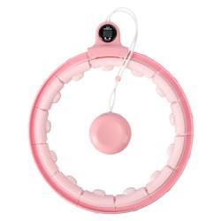 HMS Masážny hula hoop Home FH02 so závažím a počítadlom ružová