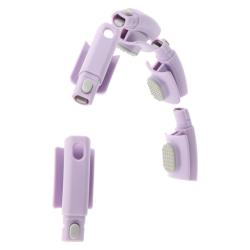 HMS Masážní hula hop HHW09 se závažím a počítadlem fialová