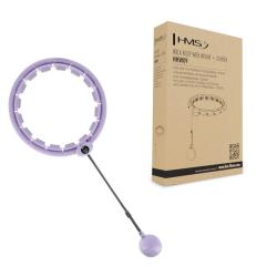 HMS Masážní hula hop HHW09 se závažím a počítadlem fialová