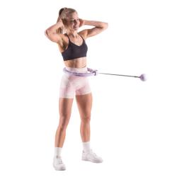 HMS Masážní hula hop HHW09 se závažím a počítadlem fialová