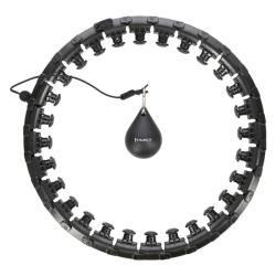 HMS Masážny hula hop HHW12 plus size so závažím čierna