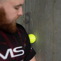 HMS Masážny loptička BLC01 zelená - Lacrosse Ball