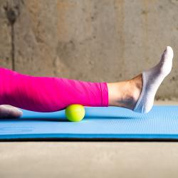 HMS Masážny loptička BLC01 zelená - Lacrosse Ball