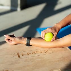 HMS Masážny loptička BLC01 zelená - Lacrosse Ball