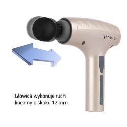 HMS PDM3134 čierna masážna pištoľ