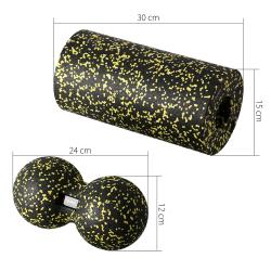 HMS Masážní sada FSBM04 černo-žlutá