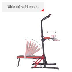 HMS Multifunkční bradla s lavicí PWL8324 + sleva 400,- na příslušenství