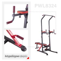 HMS Multifunkční bradla s lavicí PWL8324 + sleva 400,- na příslušenství