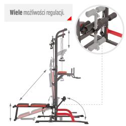 HMS Multifunkční bradla s lavicí PWL8325 + sleva 500,- na příslušenství