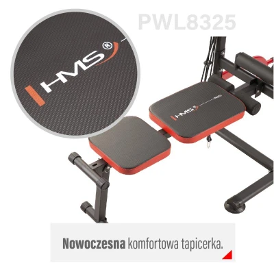 HMS Multifunkční bradla s lavicí PWL8325 + sleva 500,- na příslušenství