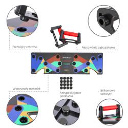 HMS Multifunkční deska pro trénink kliků PU10 červená