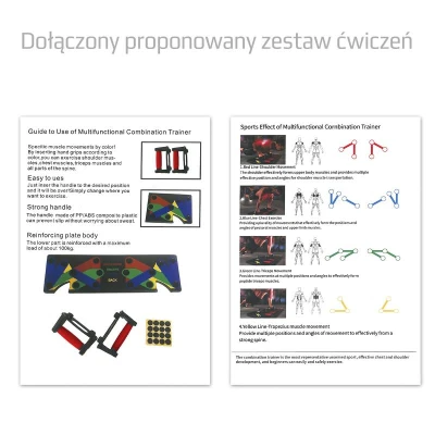 HMS Multifunkční deska pro trénink kliků PU10 červená