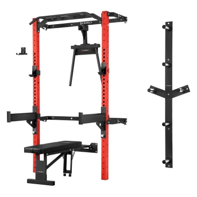 HMS KLT22 červený Multifunkční posilovací stojan - Power Rack HMS KLT22 červený Multifunkční posilovací stojan - Power Rack