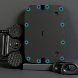 HMS Multifunkční tréninková deska na kliky a břicho s expandéry DBP01