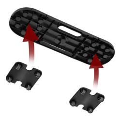 HMS Multifunkční tréninková deska na kliky a břicho s expandéry DBP02 3v1