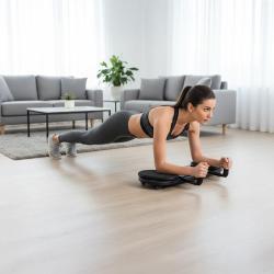 HMS Multifunkční tréninková deska na kliky a břicho s expandéry DBP02 3v1