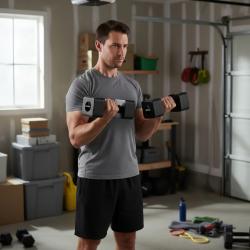 HMS Nastavitelné činky HL02 2 x 5 kg