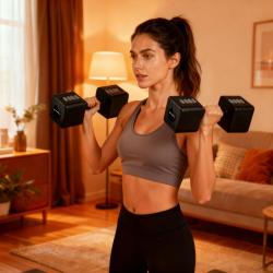 HMS Nastavitelné činky HL02 2 x 5 kg