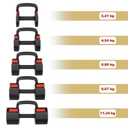 HMS Nastavitelné činky HL05 3v1