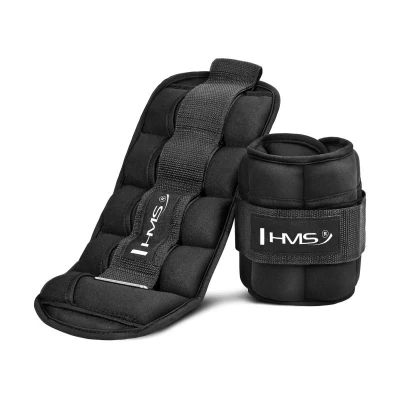 HMS Nastavitelné zátěže na zápěstí a kotníky ONK02 2 x 1 kg HMS Nastavitelné zátěže na zápěstí a kotníky ONK02 2 x 1 kg