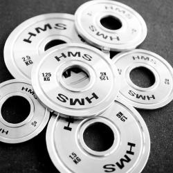 HMS Oceľový olympijský kotúč TOS12 1,25 kg