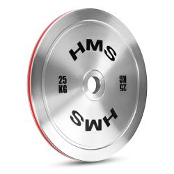 HMS Ocelový olympijský kotouč TOS250 25 kg