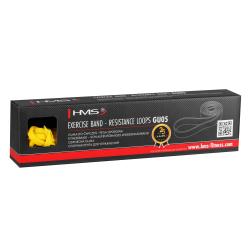 HMS GU05 GUMA FITNESS (2080 x 6.4 x 4.5 MM) žltá