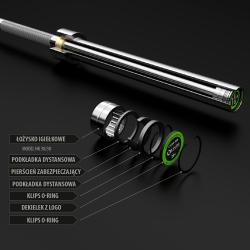 HMS Olympijská obojručná os GOP220 Pro 220 cm x 50 mm