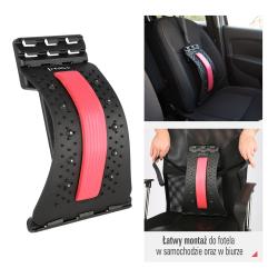 SKY Podložka k protahnování a masáži zad HMS PRP02 červená