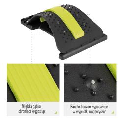 HMS Podložka na naťahovanie a masáž chrbta PRP02 zelená