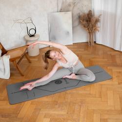 HMS Podložka na jógu YM10 šedá