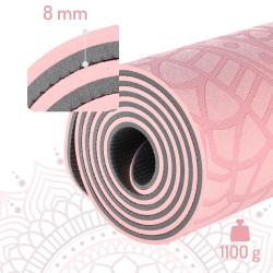 HMS Podložka na jogu YM10 svetloružová