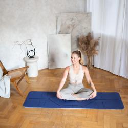 HMS Podložka na jógu YM10 tmavě modrá