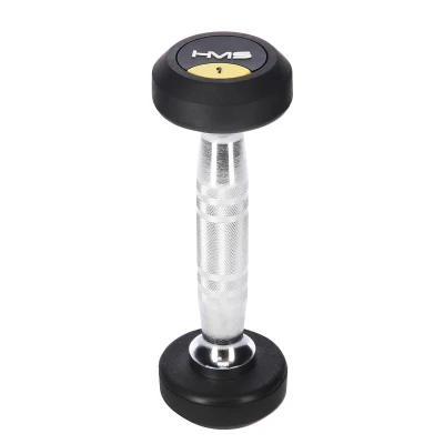 HMS Pogumovaná jednoruční činka HG Pro 1 kg