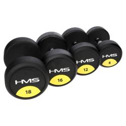 HMS Pogumovaná jednoruční činka HG Pro 2 kg