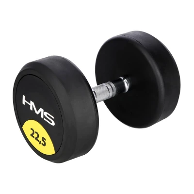 HMS HG Pro 22,5 kg pogumovaná jednoruční činka