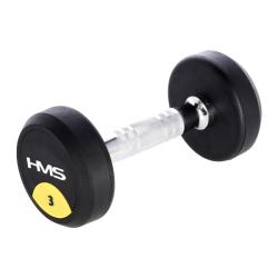 HMS Pogumovaná jednoručná činka HG Pro 3 kg