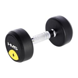 HMS Pogumovaná jednoručná činka HG Pro 6 kg