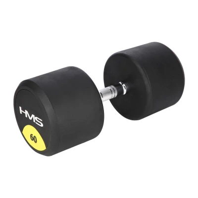 HMS HG Pro 60 kg pogumovaná jednoruční činka