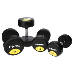 HMS Pogumovaná jednoruční činka HG Pro 7 kg