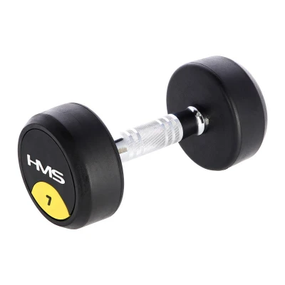HMS Pogumovaná jednoručná činka HG Pro 7 kg