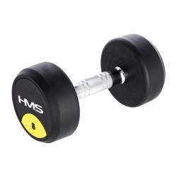 HMS Pogumovaná jednoručná činka HG Pro 8 kg