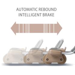 HMS Posilovací válec na břicho KA08 hnědý s automatickým odskokem