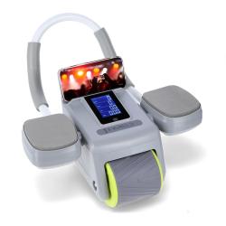 HMS Posilovací válec na břicho KA08 šedý s automatickým odskokem