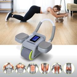 HMS Posilovací válec na břicho KA08 šedý s automatickým odskokem